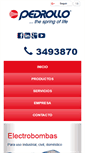 Mobile Screenshot of pedrollo.net